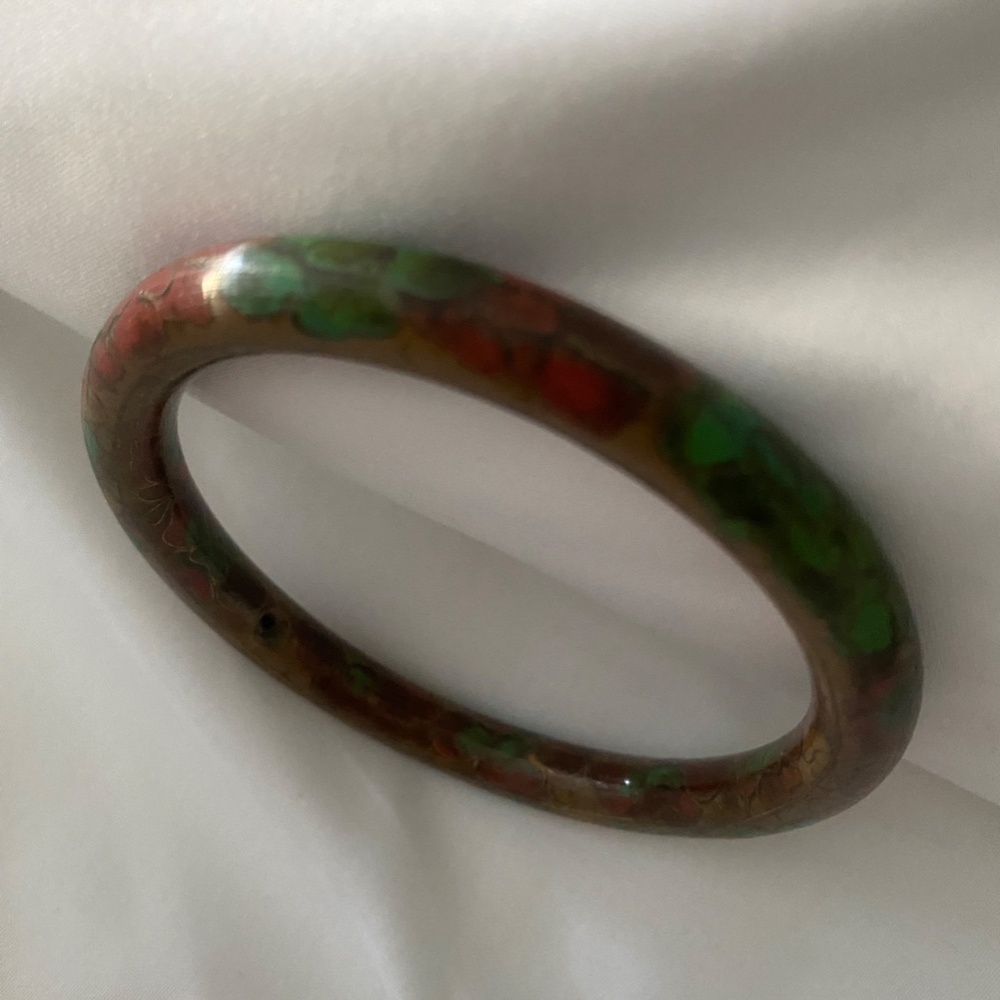 Cloisonn Bangle Bracelets - image 4